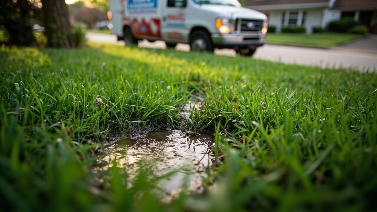 Wet Spots in Yard in St. Louis – Get Expert Underground Leak Detection and Permanent Repair