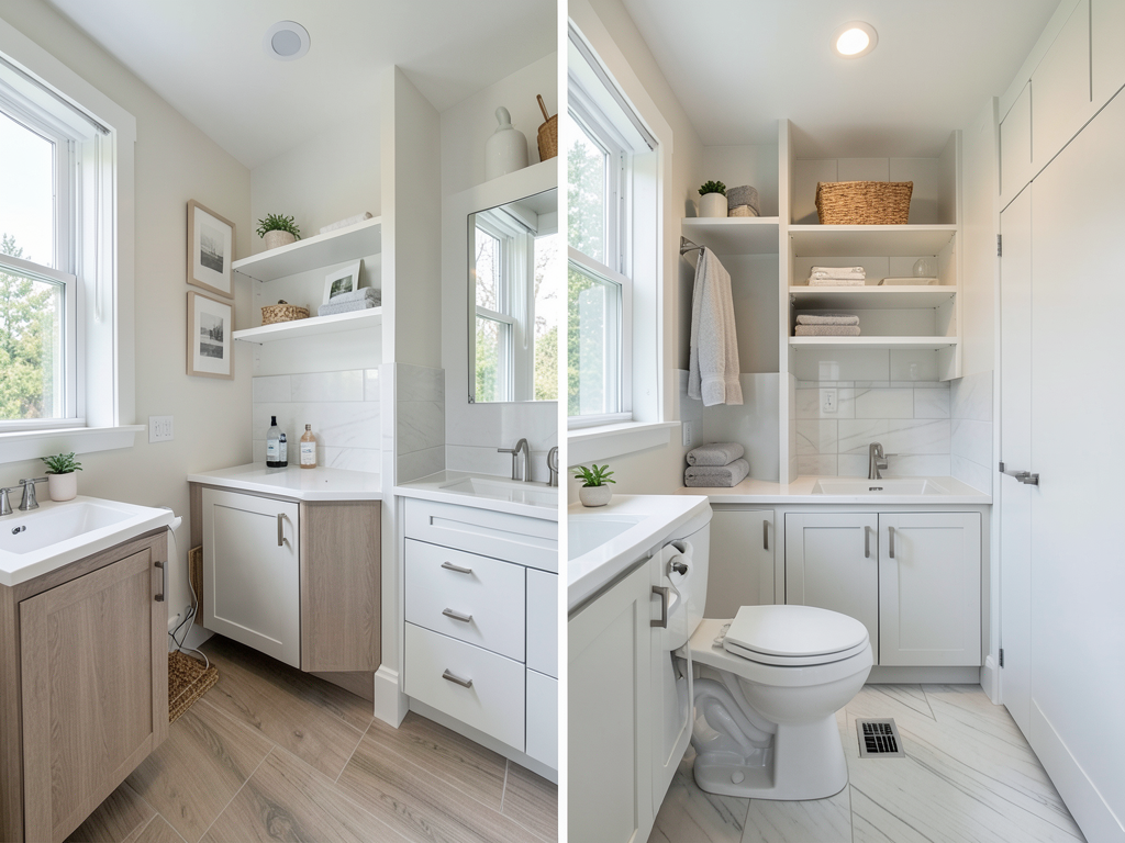 Adding a Half-Bath to Your Second Floor in The Hill (How to Make it Work)