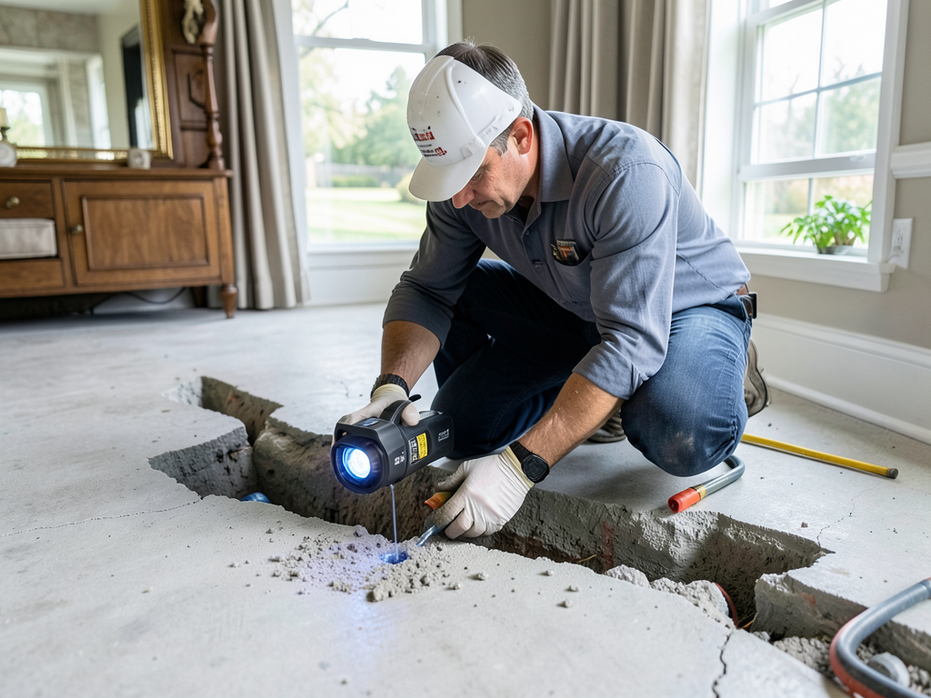 Dealing With Slab Leaks Under Your Ladue Foundation Without Tearing Up the Floors