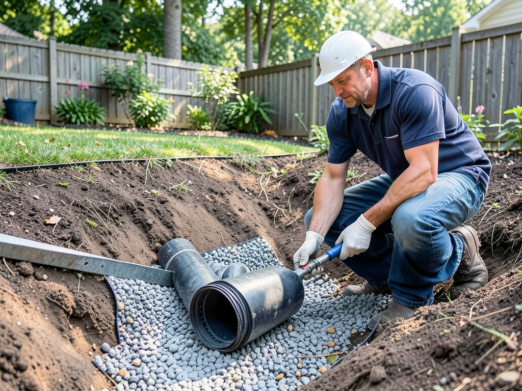 Deciding between a sump pump and a french drain fo