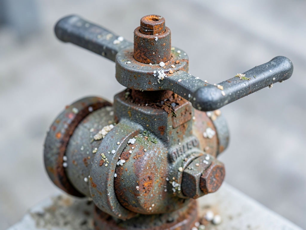 Replacing stuck multi turn water valves with quart