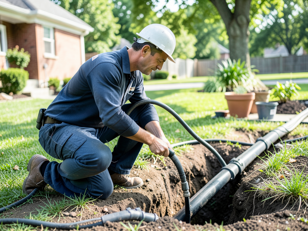 Who is responsible for the leaking water main outs
